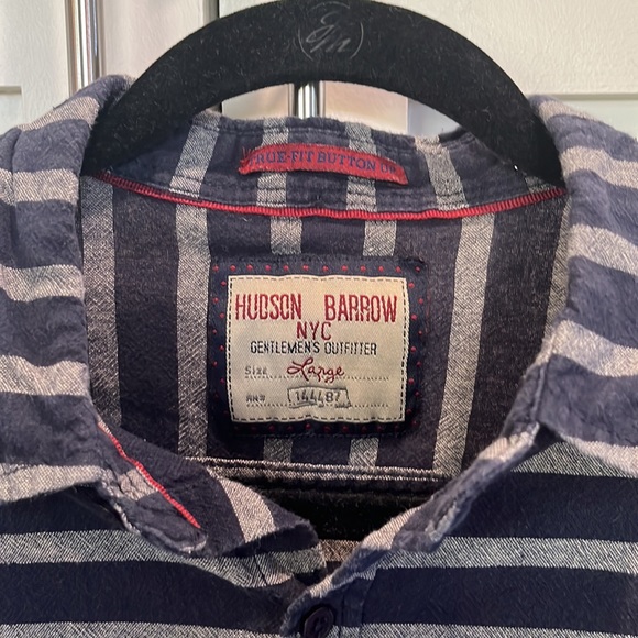 HUDSON BARROW NYC True Fit Button Size Large - Picture 3 of 6